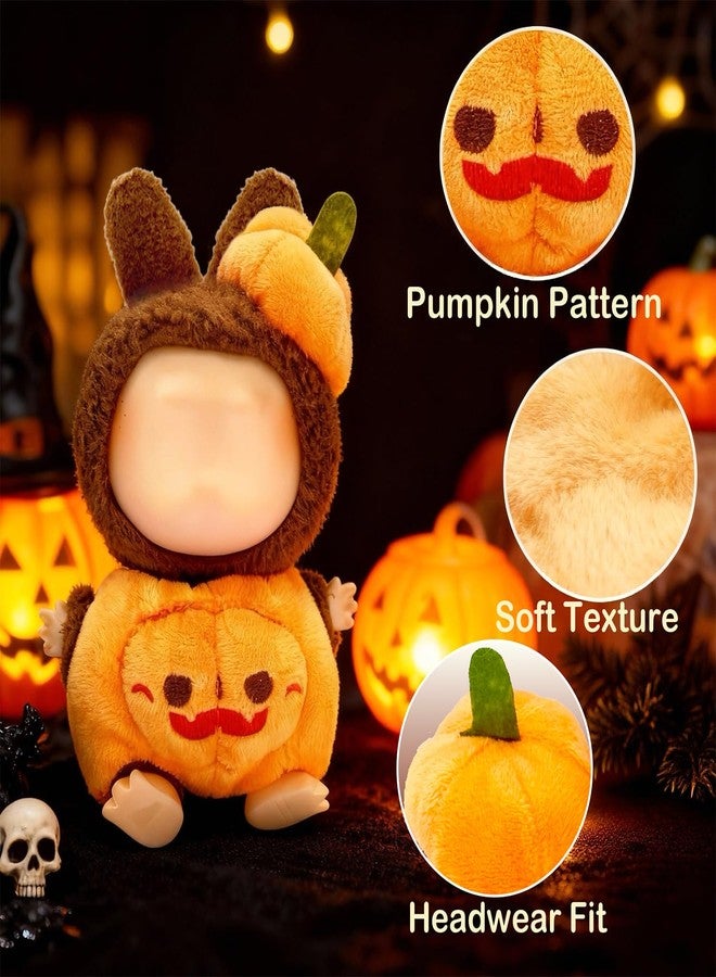 Mauts-inus Halloween Clothes for Labubu for 17cm Doll Clothes- Happy Pumpkin Clothing Set, Suitable for Halloween Costumes and Accessories - Image 3